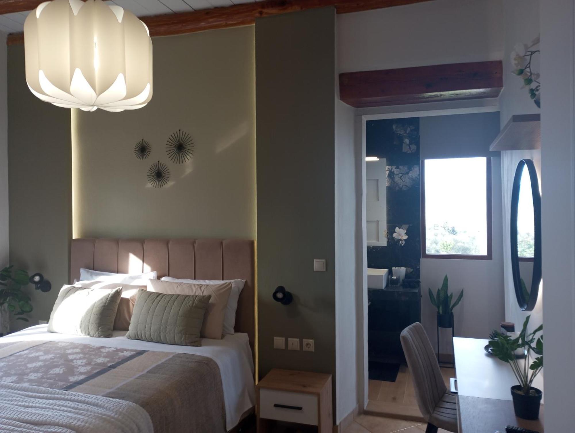 Stone Villa Halepa With Panoramic View. Neon Khorion  Exterior foto