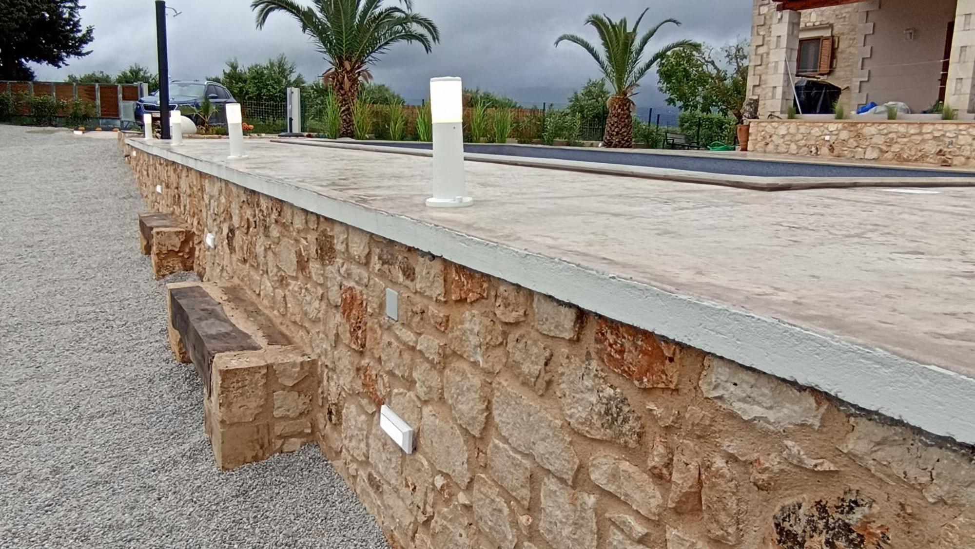 Stone Villa Halepa With Panoramic View. Neon Khorion  Exterior foto